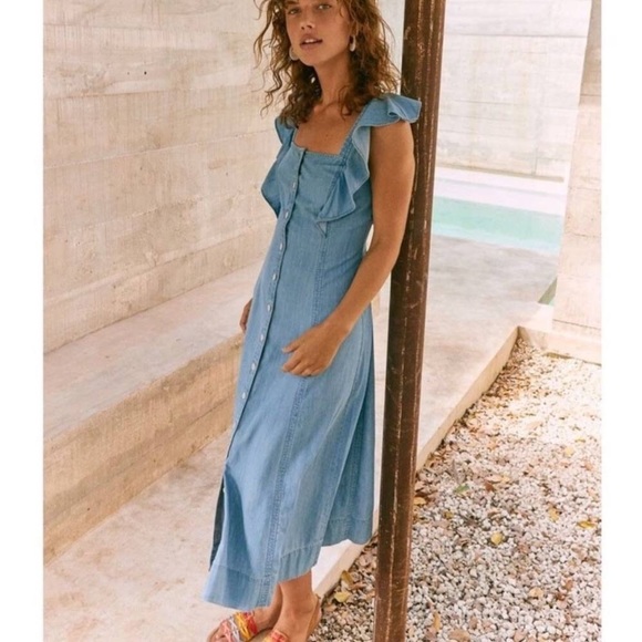 Madewell Dresses & Skirts - Madewell midi dress. Size 0P